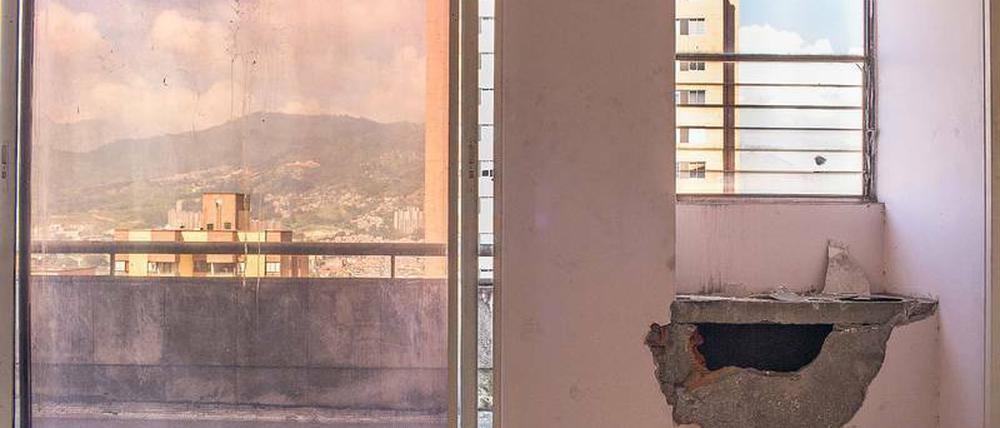 Das "Monaco" im Stadtteil El Poblado bewohnte Escobar bis 1988, als das rivalisierende Cali-Kartell eine Bombe vor der Tür hochgehen ließ. Heute verfällt das Gebäude.