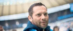 Herthas Trainer Pal Dardai blickt optimistisch auf das Duell mit Mainz.