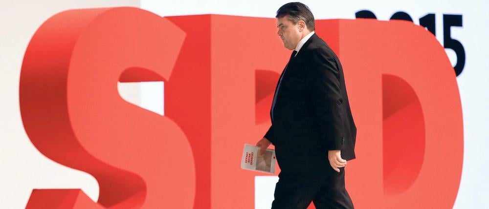 Parteichef Sigmar Gabriel sagte, er habe nie an solchen Treffen teilgenommen.