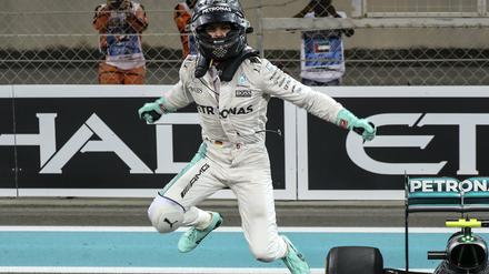 Großer Sprung in die Geschichte. Nico Rosberg.