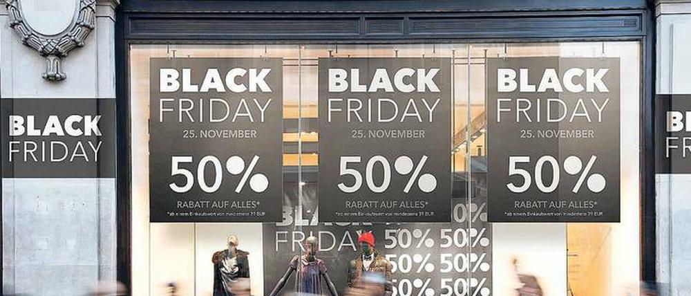 Tag der Schnäppchenjäger. Am „Black Friday“ starten viele Onlinehändler offiziell ins Weihnachtsgeschäft.
