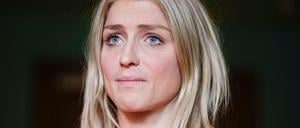 Den Tränen nahe. Therese Johaug versteht die Welt nicht mehr.