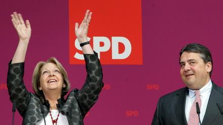 K-Frage schon entscheiden? Hannelore Kraft und ihr Parteichef Sigmar Gabriel