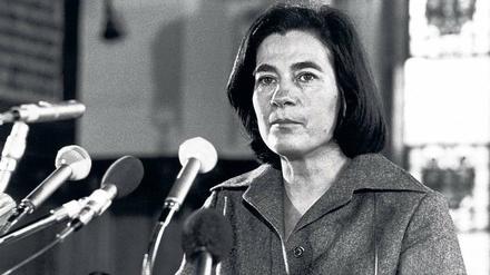 Kritisch. Christa Wolf (hier im Jahr 1978) repräsentierte die DDR, setzte sich aber auch für Dissidenten ein.