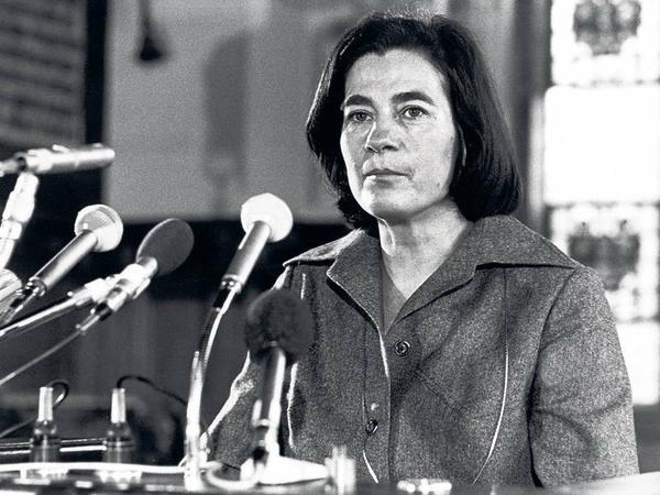 Kritisch. Christa Wolf (hier im Jahr 1978) repräsentierte die DDR, setzte sich aber auch für Dissidenten ein.