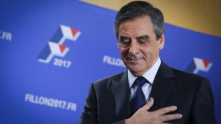 Der siegreiche konservative Kandidat Fillon.
