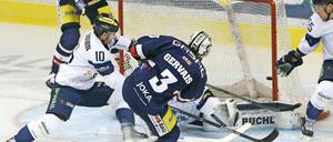 Beim 3:0-Heimspielsieg Ende November traf Bruno Gervais schon nach 30 Sekunden für die Eisbären zum 1:0.