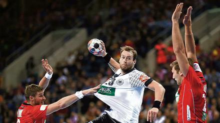 Steffen Väth, hier im Trikot der deutschen Nationalmannschaft, verlässt die Füchse Berlin.