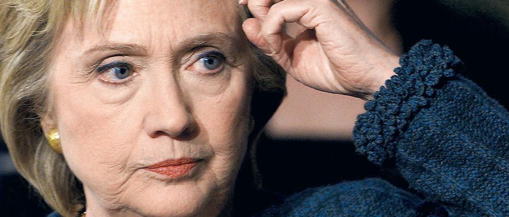 Geschlagene Kandidatin: Hillary Clinton.