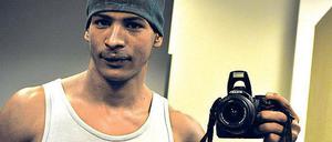 Selbstporträt des aus Eritrea geflüchteten Abel Meseen