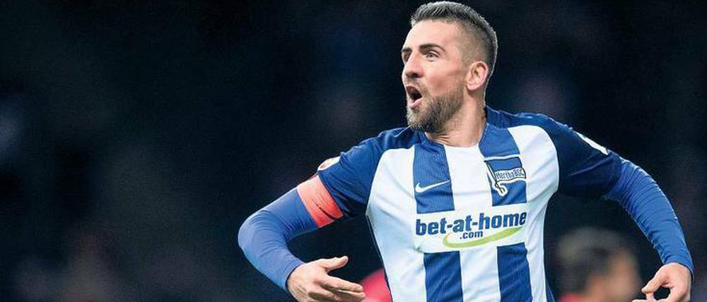 Frontmann und Siegtorschütze. Vedad Ibisevic hat 100 Bundesligatore geschossen, Hertha möchte ihn halten.