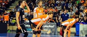 Müssen sich in der Bundesliga kaum strecken: Die Volleyballer der BR Volleys.