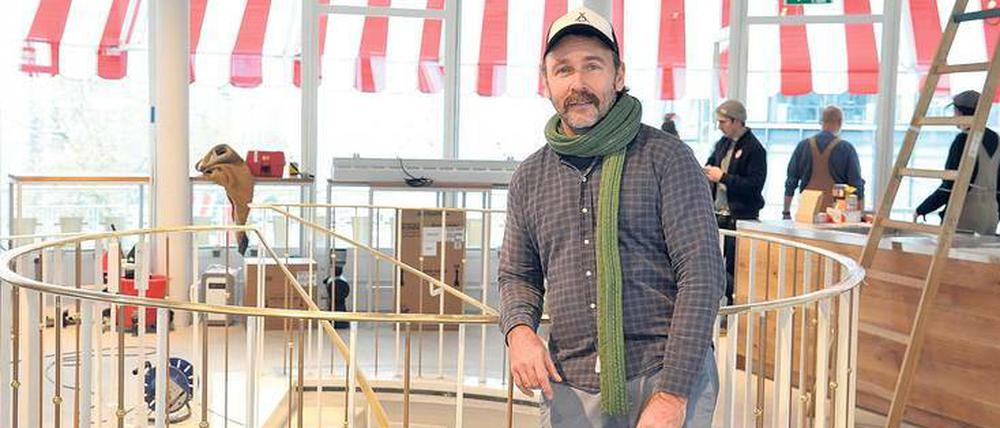 Ralf Rüller, Chef des Kaffeetempels „The Barn“ in Prenzlauer Berg und Mitte, ist der neue Herr im Café Kranzler.