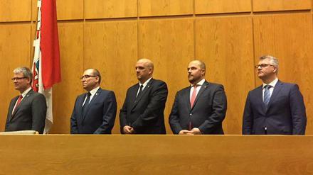 Spandaus Stadträte im Rathaus.