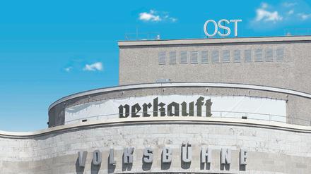 Die Volksbühne am Rosa-Luxemburg-Platz in Berlin-Mitte.