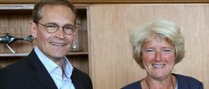 SPD-Landeschef Michael Müller und CDU-Landeschefin Monika Grütters