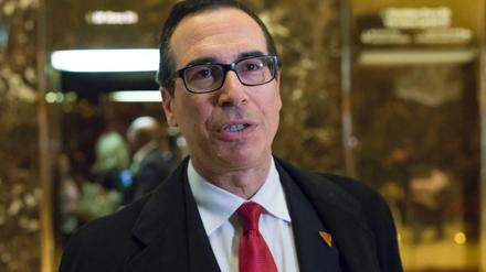 Steven Mnuchin wird neuer Finanzminister der USA.