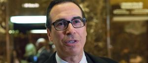Steven Mnuchin wird neuer Finanzminister der USA.