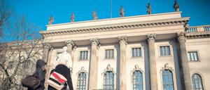 Das Hauptgebäude der Humboldt Universität in Berlin.