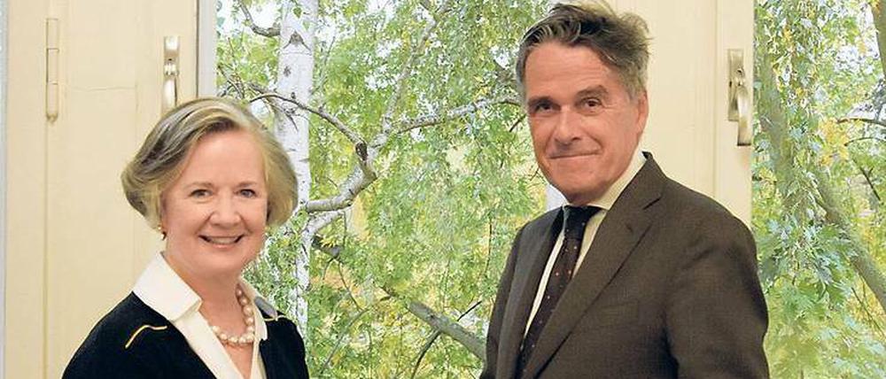 Gern gesehene Ratgeber: Debra W. Stewart, ehemalige Präsidentin des Council of Graduate Schools in den USA, und Sijbolt Noorda, Präsident der Academic Cooperation Association in Brüssel, sind seit dem ersten Tag Mitglieder des International Councils der Freien Universität Berlin. 