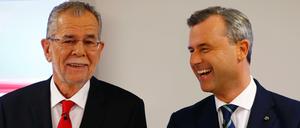 Wer macht das Rennen? Alexander Van der Bellen und Norbert Hofer wollen Präsident Österreichs werden.