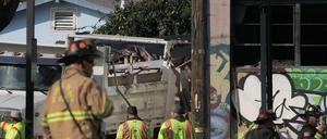 Ort des Infernos: Das ausgebrannte Lagerhaus in Oakland 