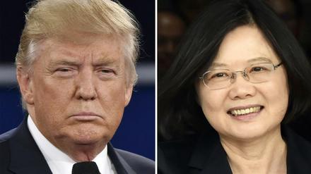 Bruch mit vier Jahrzehnten amerikanischer China-Politk: Donald Trump telefoniert mit Taiwans Präsidentin Tsai Ing Wen.