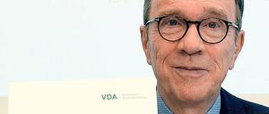 Zufrieden. VDA-Präsident Matthias Wissmann präsentiert am Freitag den Jahresbericht des Autoverbandes.
