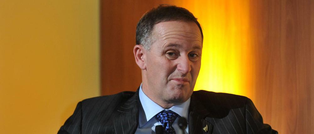 John Key, Premierminister von Neuseeland ist zurückgetreten. 