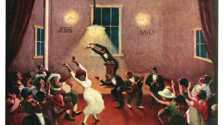Kraft durch Glauben in der Pariser Ausstellung "Color of Line": Archibald J. Motley, „Zungen (Heilige Sänger)“, 1919