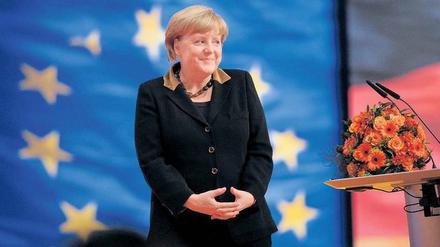 Merkel beim Parteitag 2012.