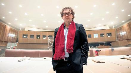 Baustelle. Intendant Bernd Scherer im Haus der Kultur der Welt.
