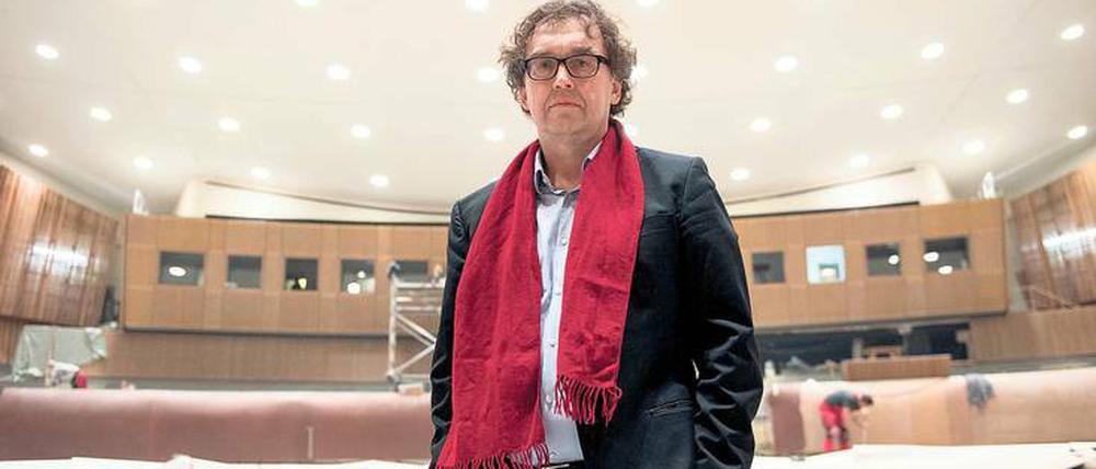 Baustelle. Intendant Bernd Scherer im Haus der Kultur der Welt.