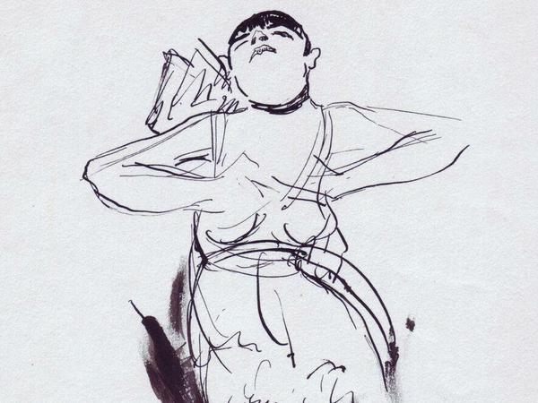 "Valeska Gert" von Jeanne Mammen