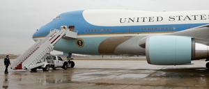 Die US-Präsidentenmaschine.