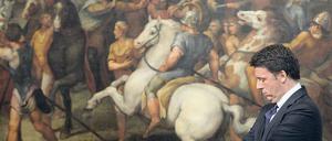 Keine Perspektive. Der italienische Premierminister Matteo Renzi will offenbar möglichst baldige Neuwahlen im Land durchsetzen.