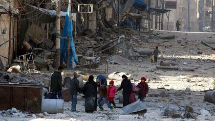 Aleppo gleicht in weiten Teilen einer Geisterstadt. 