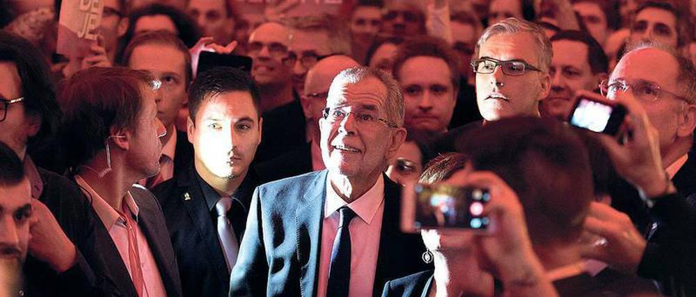 Im Mittelpunkt. Alexander Van der Bellen
