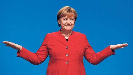 Mehrheit ist Mehrheit. Angela Merkel erhält auf dem Bundesparteitag der CDU in Essen elf Minuten Applaus – aber gerade 89,5 Prozent der Stimmen: Nur 2004 schnitt sie noch schlechter ab.