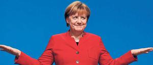 Mehrheit ist Mehrheit. Angela Merkel erhält auf dem Bundesparteitag der CDU in Essen elf Minuten Applaus – aber gerade 89,5 Prozent der Stimmen: Nur 2004 schnitt sie noch schlechter ab.