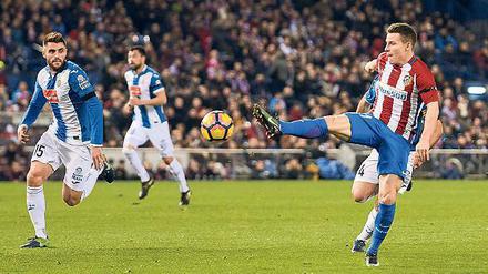 Aufregend anders. Atletico Madrid, hier Gameiro, hat den Erfolg nicht nur eingekauft.