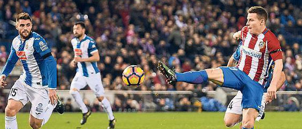 Aufregend anders. Atletico Madrid, hier Gameiro, hat den Erfolg nicht nur eingekauft.