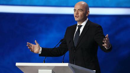 Gianni Infantino denkt groß - auch was die Teilnehmer an einer WM angeht.