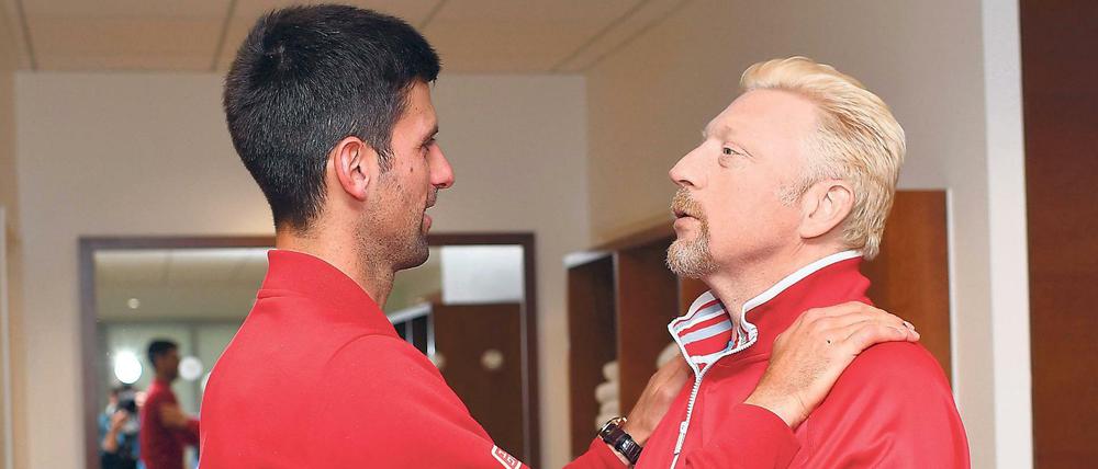 Nach Novak Djokovics Triumph bei den French Open waren er und Boris Becker sich noch sehr nah.