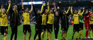 Das war schon was. Die Dortmunder Spieler nach dem Spiel von Madrid.