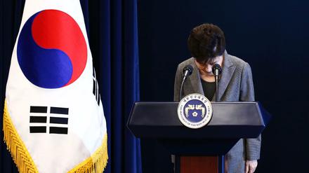 Südkoreas Präsidentin Park Geun Hye. 