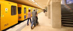 Der U-Bahnhof Hermannstraße in Neukölln.
