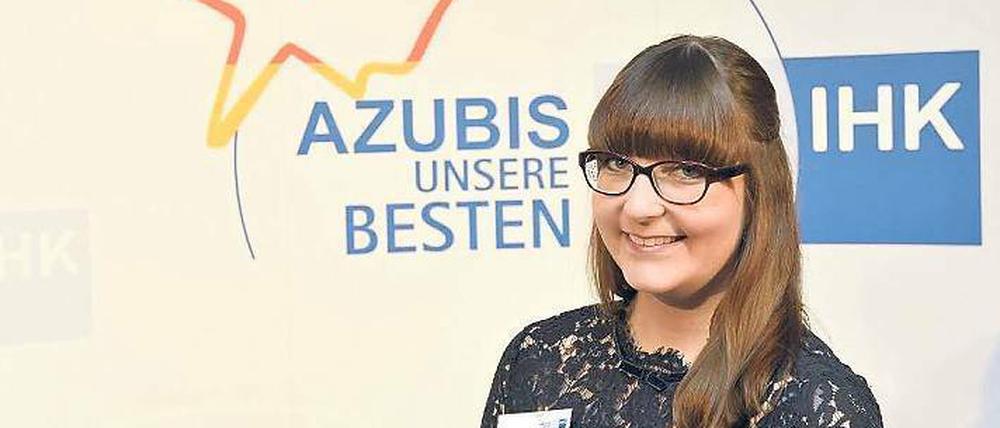Alexandra Paul gehört zu den besten Azubis Deutschlands.
