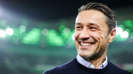 Niko Kovac hat gut lachen. Mit ihm als Trainer ging es bei der Eintracht zuletzt nur nach oben.