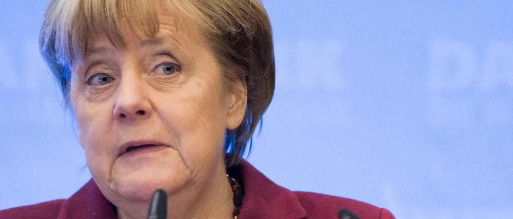 Bundeskanzlerin Angela Merkel (CDU).